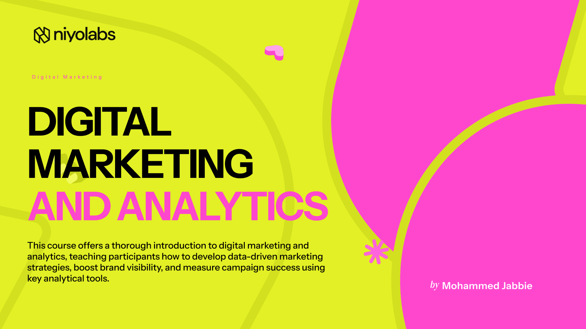 Digital Marketing and Analytics